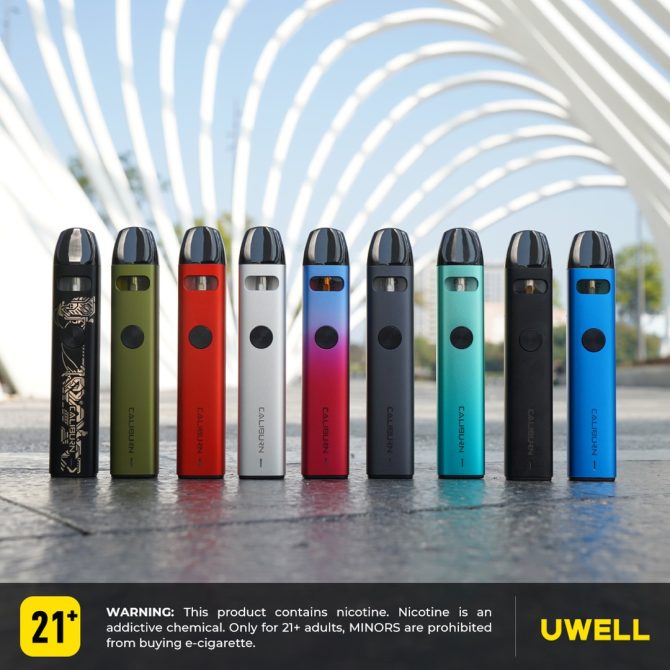 原廠正品Uwell Caliburn A2 咖哩棒小煙主機