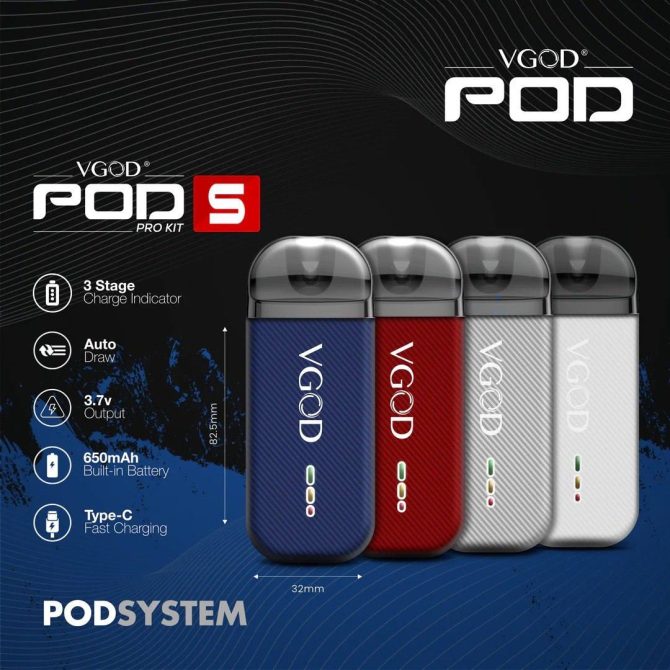 VGOD POD PRO S 注油式主機 替換倉 新手入門推薦